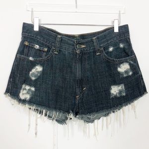 Levi’s Eco Vintage Distressed Cut offs 32